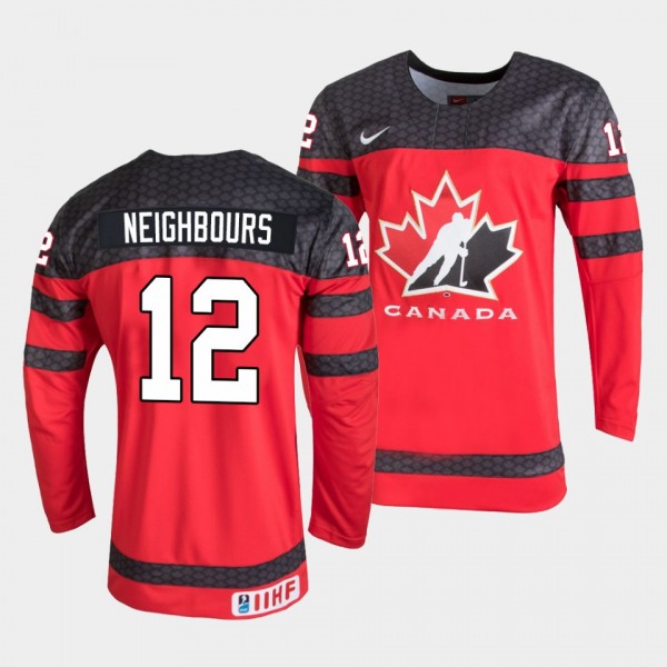 Canada Hockey #12 Jake Neighbours 2022 IIHF World ...
