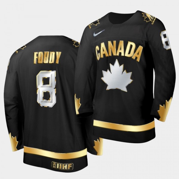 Liam Foudy Canada Team 2021 IIHF World Champions G...