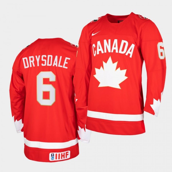 Jamie Drysdale Canada Team 2021 IIHF World Junior ...
