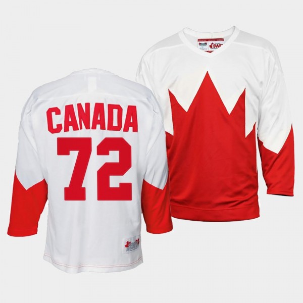 Canada Hockey 1972 Summit Series White #72 Throwba...