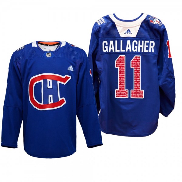 Canadiens RadioTeleDON Brendan Gallagher Jersey Sp...