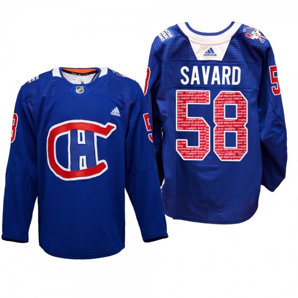 Canadiens RadioTeleDON David Savard Jersey Special...