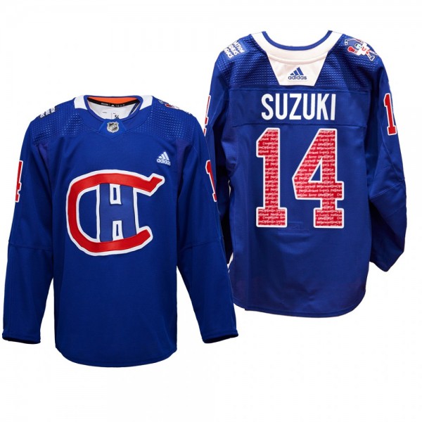 Canadiens RadioTeleDON Nick Suzuki Jersey Special ...