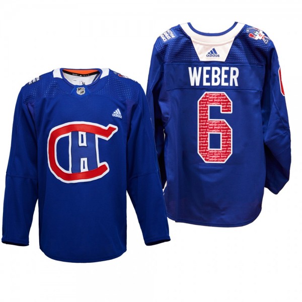 Canadiens RadioTeleDON Shea Weber Jersey Special E...