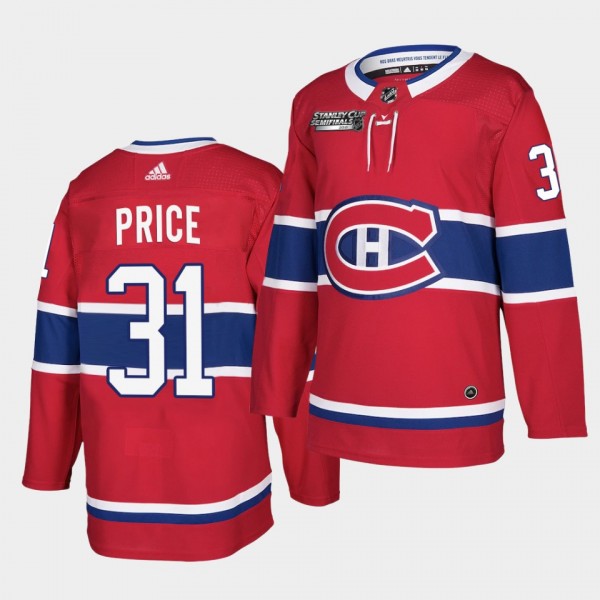 Carey Price #31 Canadiens 2021 Stanley Cup Semifin...