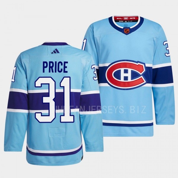 Carey Price Montreal Canadiens 2022 Reverse Retro ...