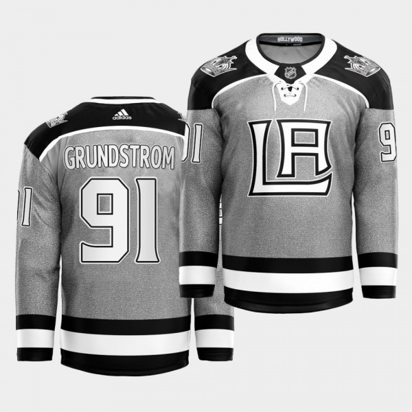 Kings #91 Carl Grundstrom 2021 City Concept Special Edition Jersey Black