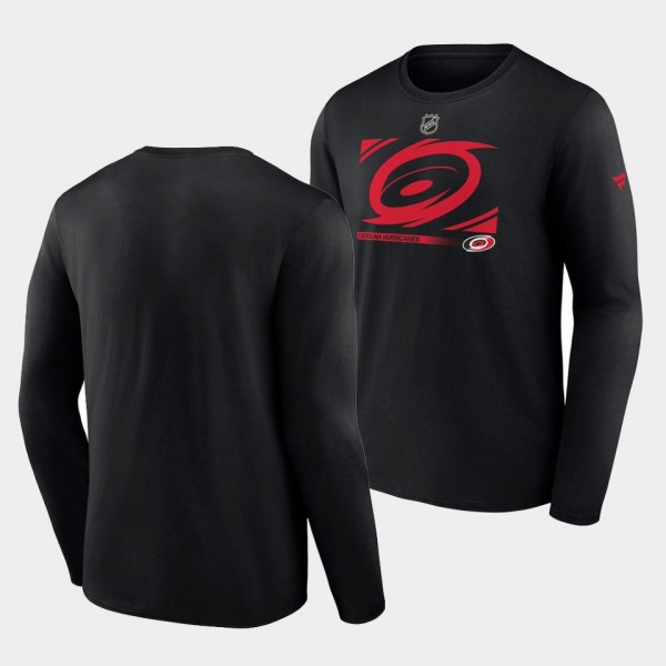 Carolina Hurricanes T-Shirt Authentic Pro Core Collection Secondary Black