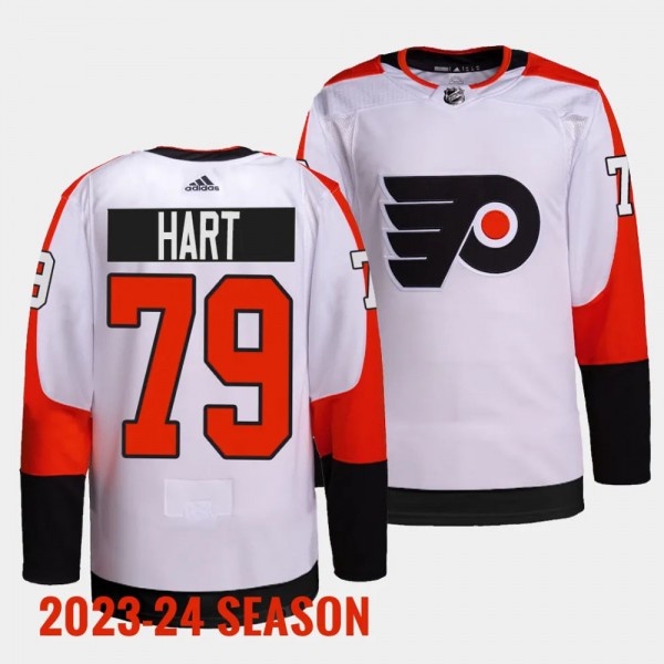 Carter Hart Philadelphia Flyers 2023-24 Away White...