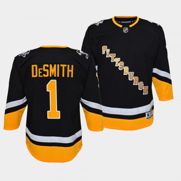 Casey DeSmith Youth Jersey Penguins Alternate Blac...