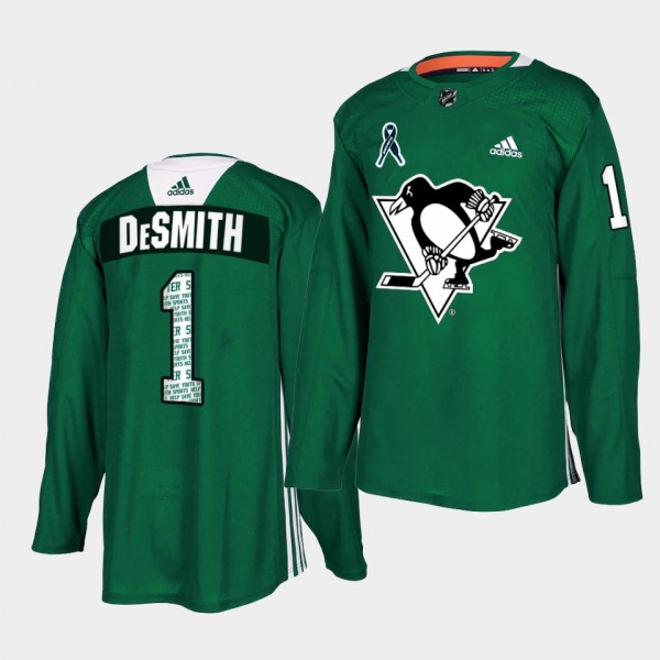 Casey DeSmith #1 Penguins Sports Matter Special Gr...