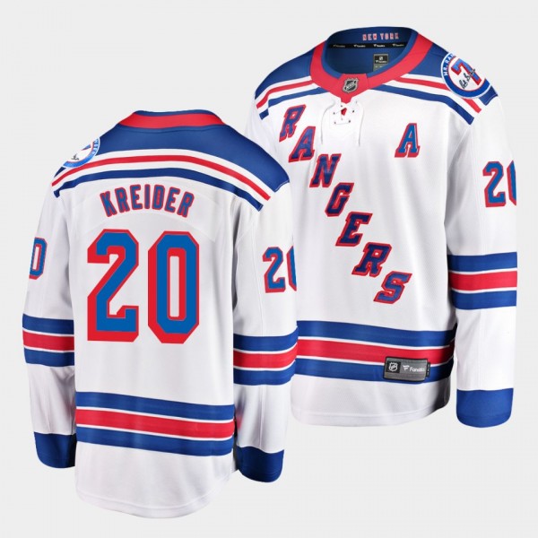 Chris Kreider New York Rangers Mr Ranger 7 Memoria...
