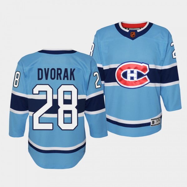 Youth Christian Dvorak Canadiens Blue Special Edit...