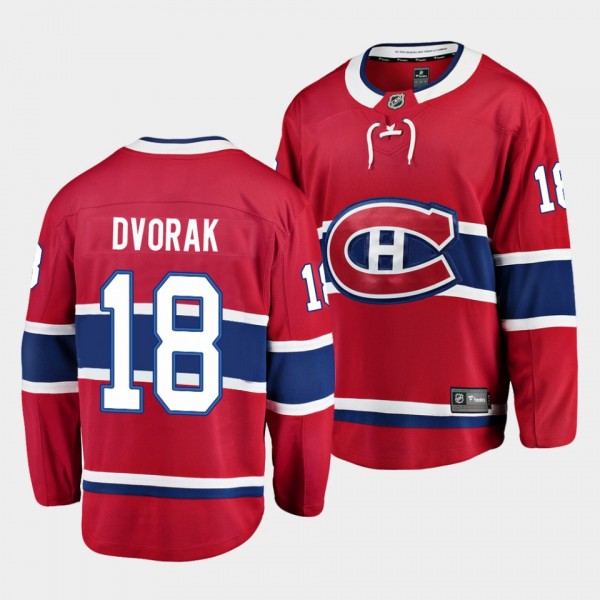 Christian Dvorak Montreal Canadiens 2021-22 Home R...