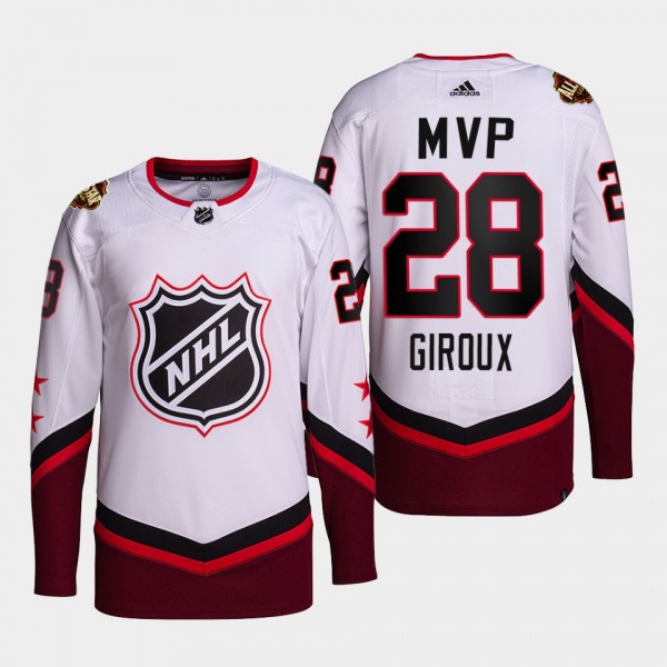 Claude Giroux Flyers 2022 NHL All-Star MVP White J...