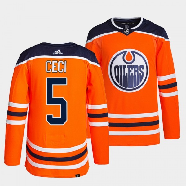 Edmonton Oilers Authentic Pro Cody Ceci #5 Orange ...