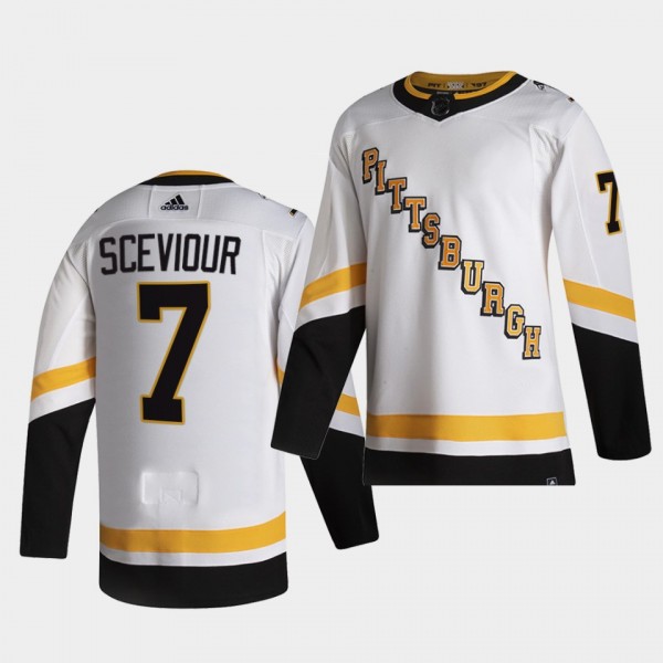Colton Sceviour #7 Penguins 2020-21 Reverse Retro ...