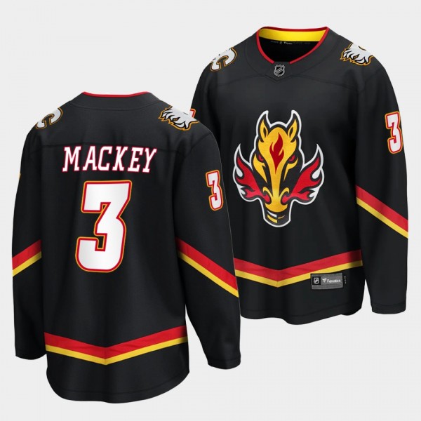 Connor Mackey Calgary Flames 2022-23 Alternate Bla...