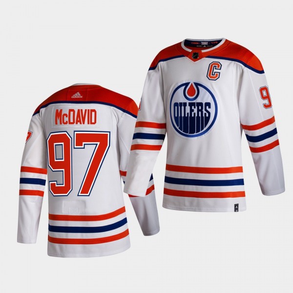 Edmonton Oilers 2021 Reverse Retro connor mcdavid ...