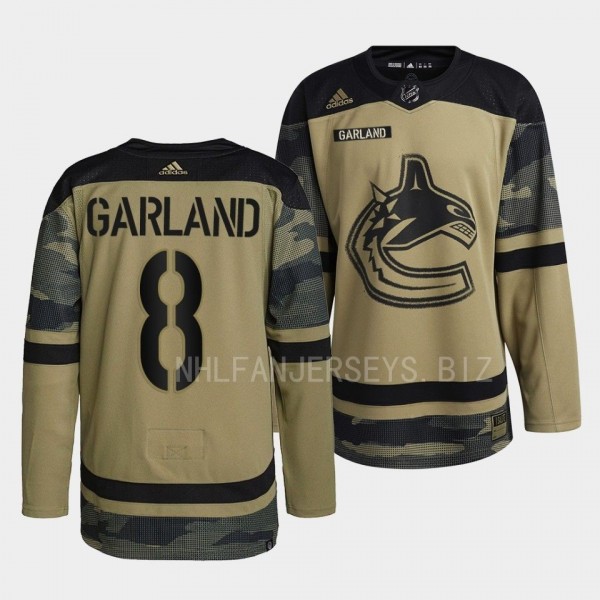 2022 Armed Forces Conor Garland Vancouver Canucks ...