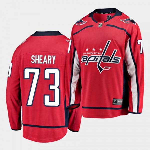 Conor Sheary Washington Capitals 2020-21 Home Red Breakaway Player Men Jersey
