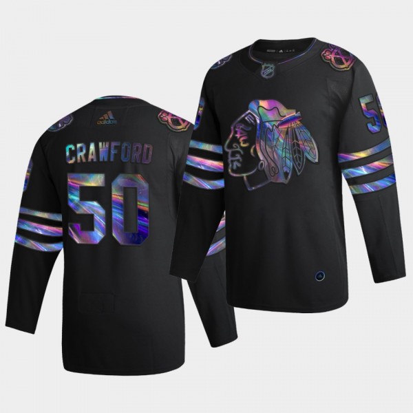 Corey Crawford Holographic Special Blackhawks #50 ...