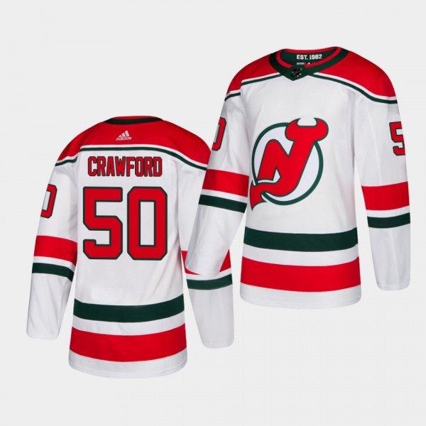 Corey Crawford New Jersey Devils 2020-21 Authentic...
