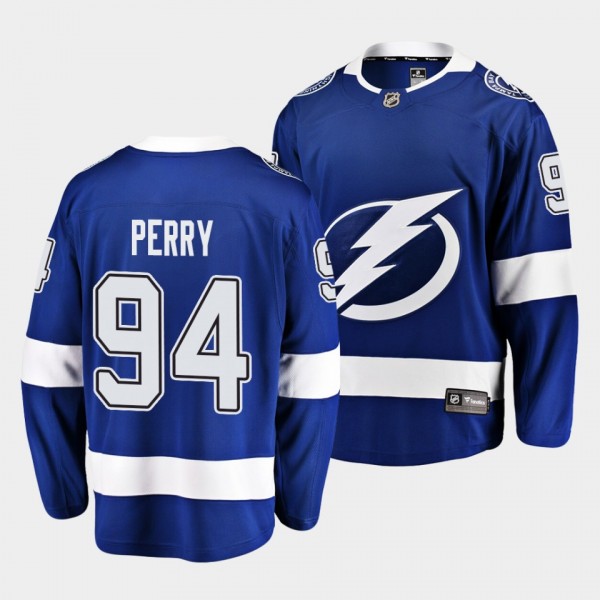 Corey Perry Tampa Bay Lightning 2021 Home Men Blue...