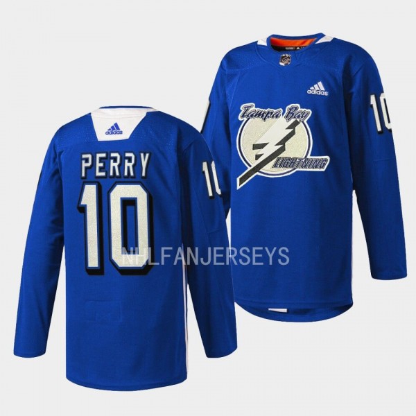 Corey Perry Tampa Bay Lightning Primary Logo Blue ...