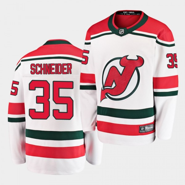 Cory Schneider #35 Devils Alternate Breakaway Men's Jersey