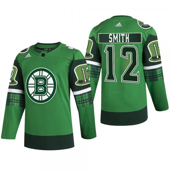 Boston Bruins Craig Smith #12 St Patricks Day 2022...