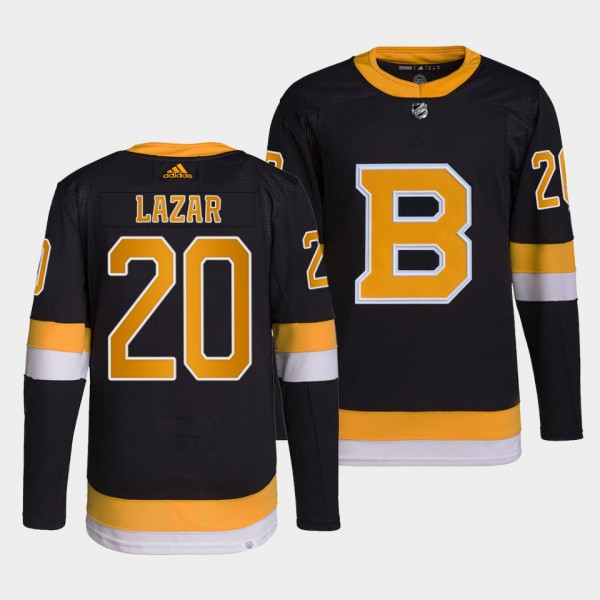 Curtis Lazar #20 Bruins Home Black Jersey 2021-22 ...