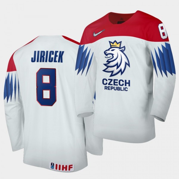 David Jiricek Czech Republic 2021 IIHF World Junior Championship Jersey Home White