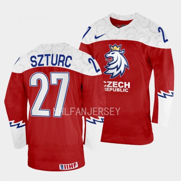 Czech Republic #27 Gabriel Szturc 2023 IIHF World ...
