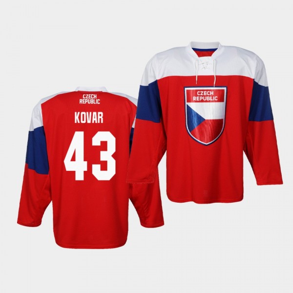 Jan Kovar Czech Republic 2019 IIHF World Championship Red Jersey