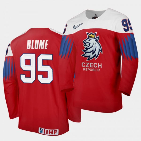 Czech Republic Team Matej Blume 2021 IIHF World Ch...