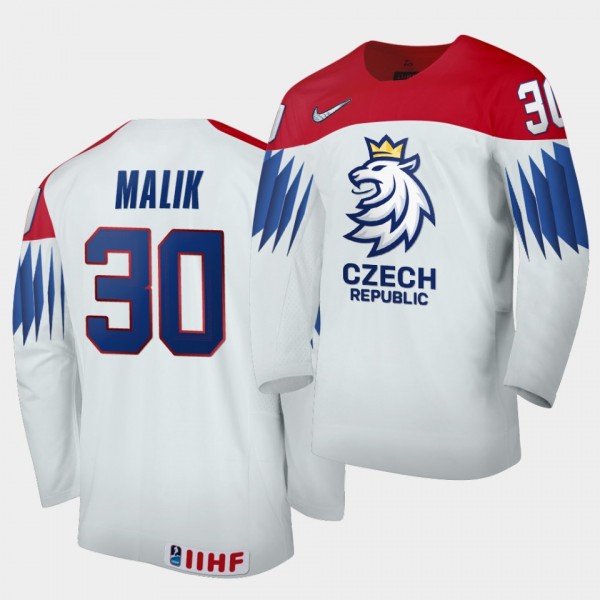 Nick Malik Czech Republic 2021 IIHF World Junior Championship Home White Jersey