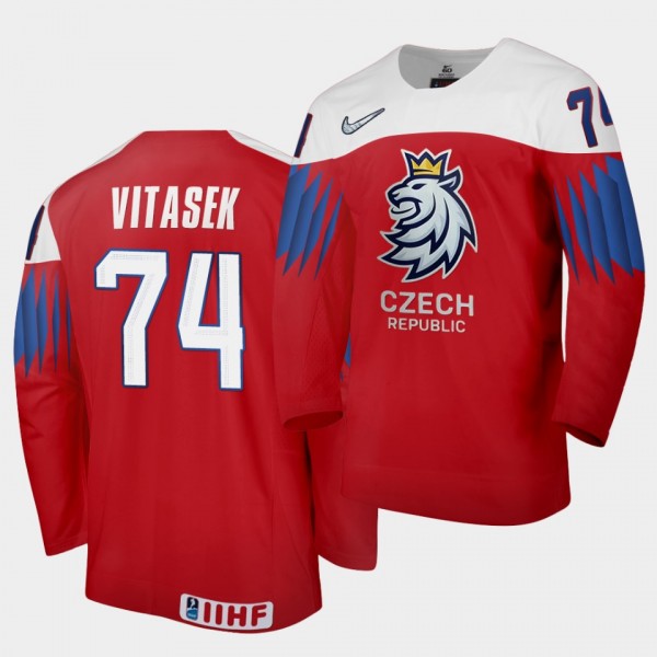 Czech Republic Team Ondrej Vitasek 2021 IIHF World...