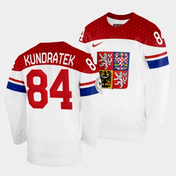 Czech Republic Hockey #84 Tomas Kundratek 2022 Bei...