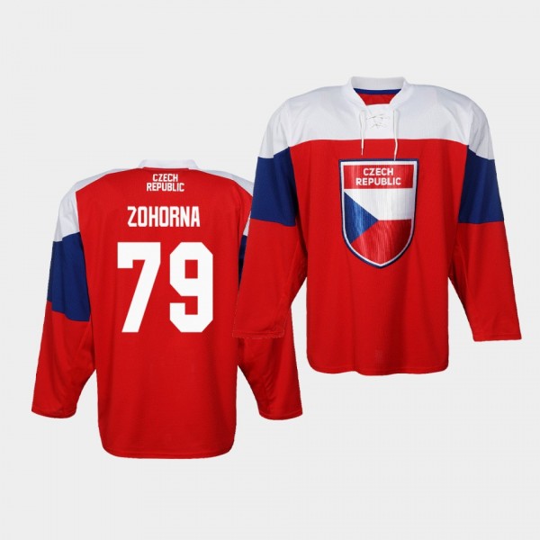 Tomas Zohorna Czech Republic 2019 IIHF World Championship Red Jersey
