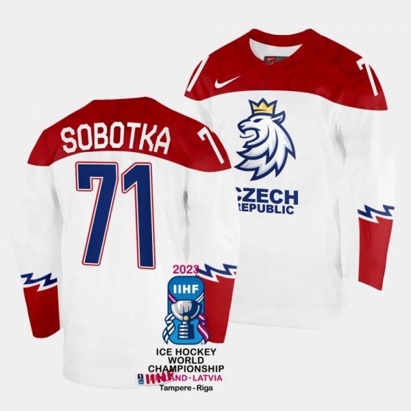 Czechia #71 Vladimir Sobotka 2023 IIHF World Champ...