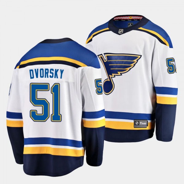 2023 NHL Draft Dalibor Dvorsky St Louis Blues Jers...
