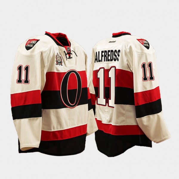 Daniel Alfredsson Ottawa Senators Heritage Classic...