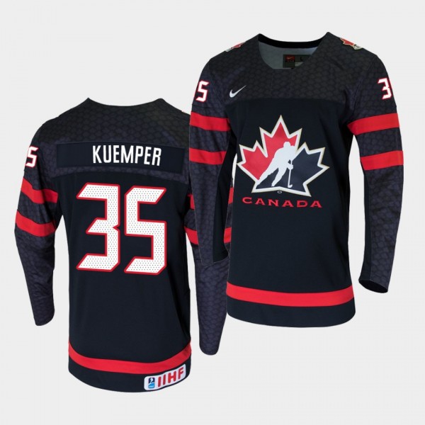 Canada Team 35 Darcy Kuemper 2021 IIHF World Champ...