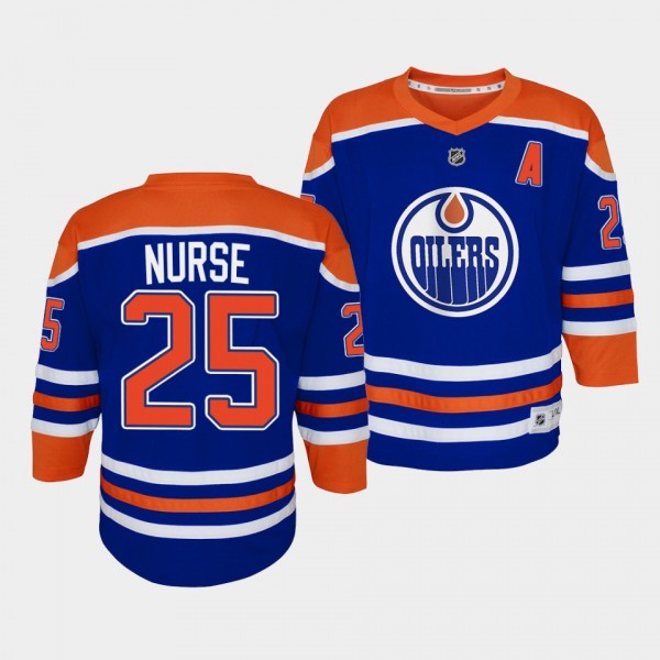 Darnell Nurse Edmonton Oilers Youth Jersey 2022-23...