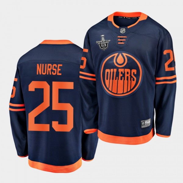 Darnell Nurse #25 Oilers 2020 Stanley Cup Playoffs...