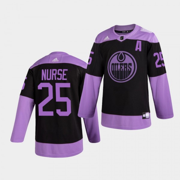 Edmonton Oilers Darnell Nurse HockeyFightsCancer J...