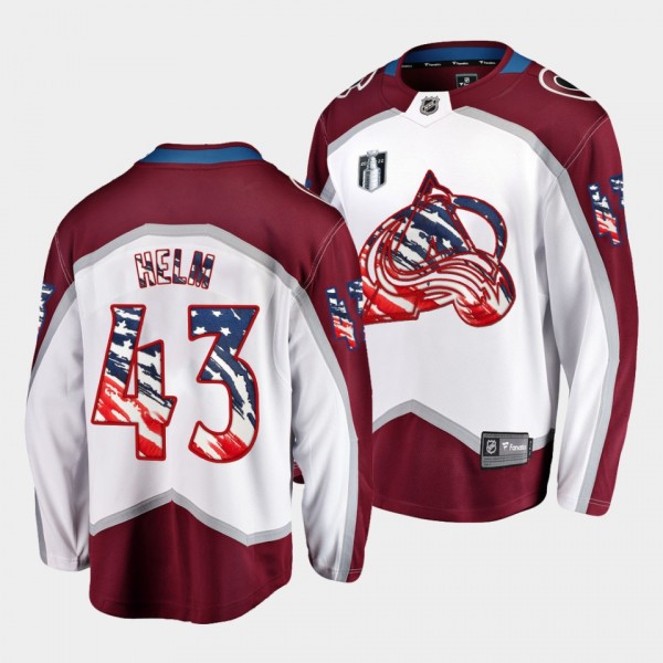 Darren Helm Colorado Avalanche Independence Day 20...