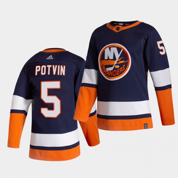 New York Islanders 2021 Reverse Retro Denis Potvin...