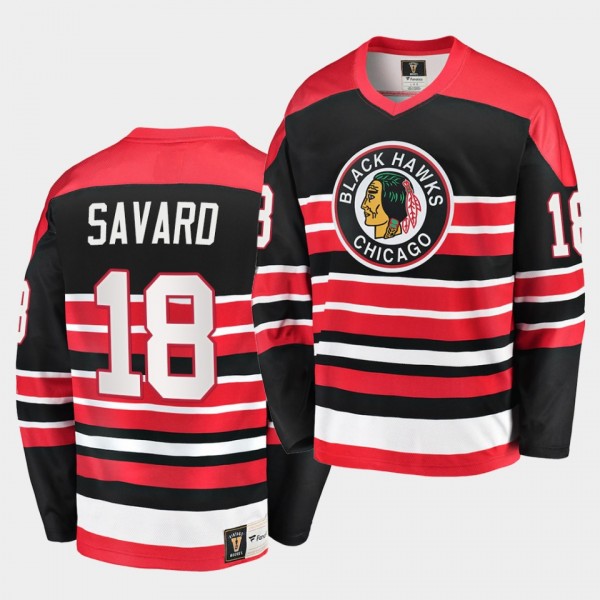 Denis Savard #18 Chicago Blackhawks Heritage Vinta...